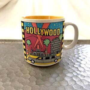 Vintage Papel Hollywood Walk of Fame Coffee 10 oz Cup Mug Brenda Patterson Star